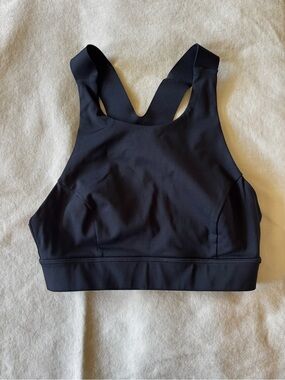 lululemon athletica Black High-Neck Sports Bra